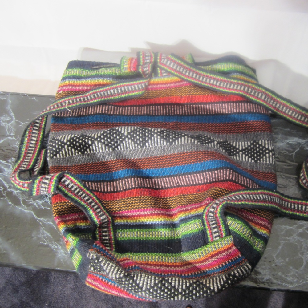 Back Pack Multi Colored Name less - Picture 2 of 5